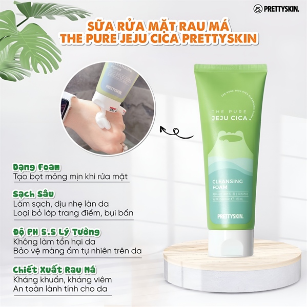 Sữa Rửa Mặt Rau Má Pretyskin SP001000